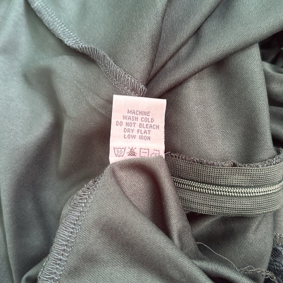 Haute Monde NWT Dark Teal Green Boho Lace Dress - Picture 12 of 13